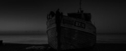 North Pole lonely boat