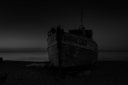 North Pole lonely boat